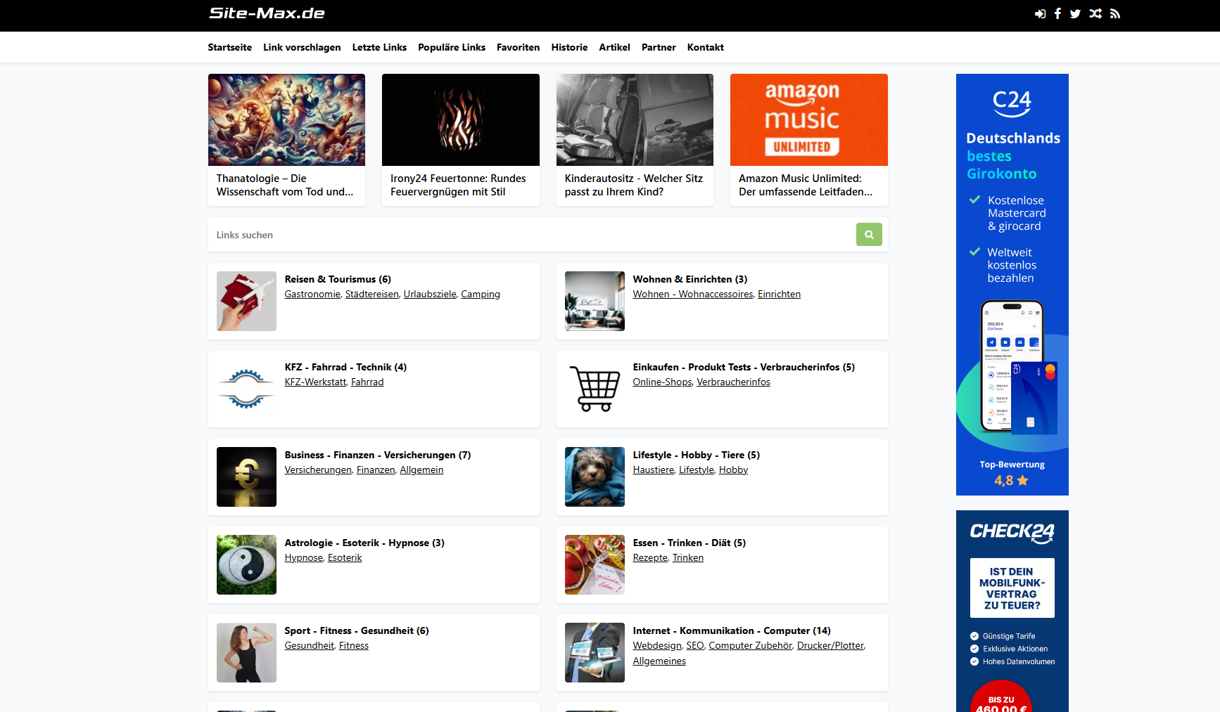 Details : Site-Max - Web- und Artikelverzeichnis