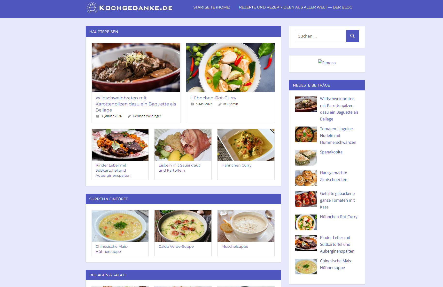 Details : Rezepte und Rezept-Ideen aus aller Welt